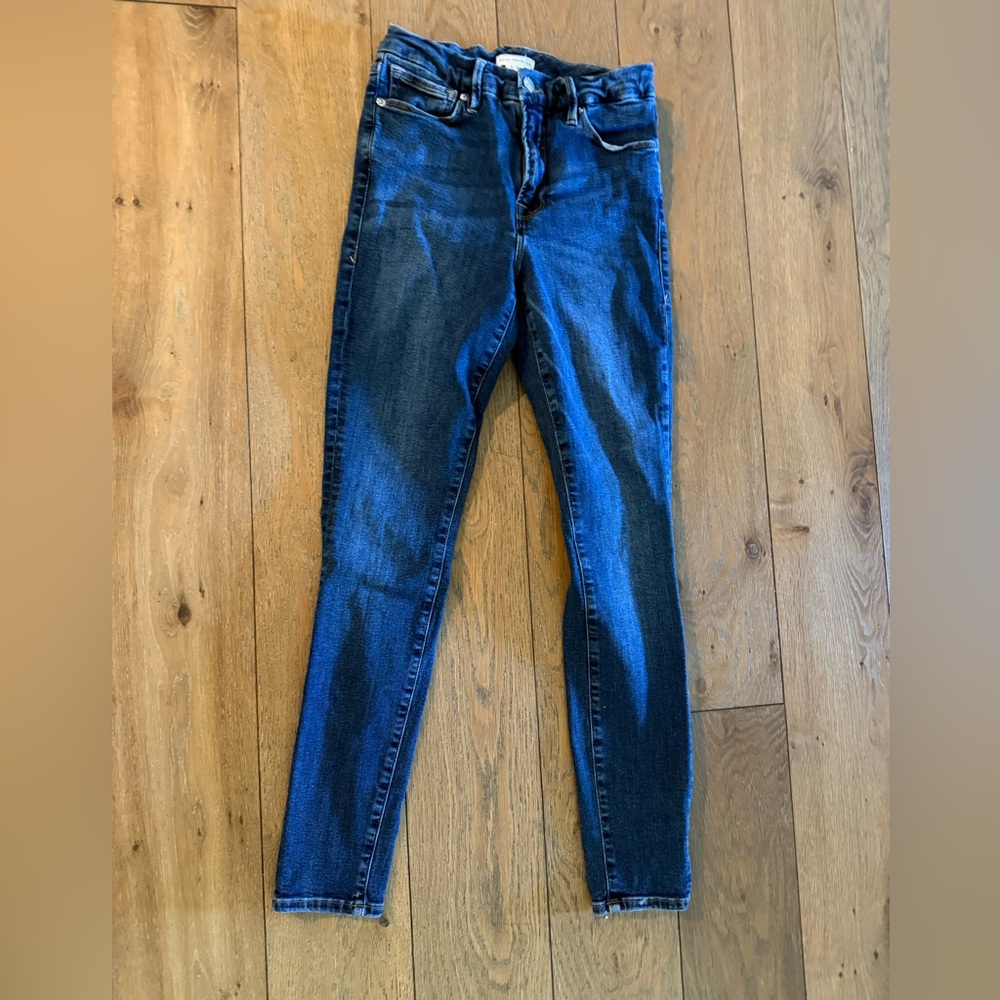Good American Indigo Slim Skinny Jeans